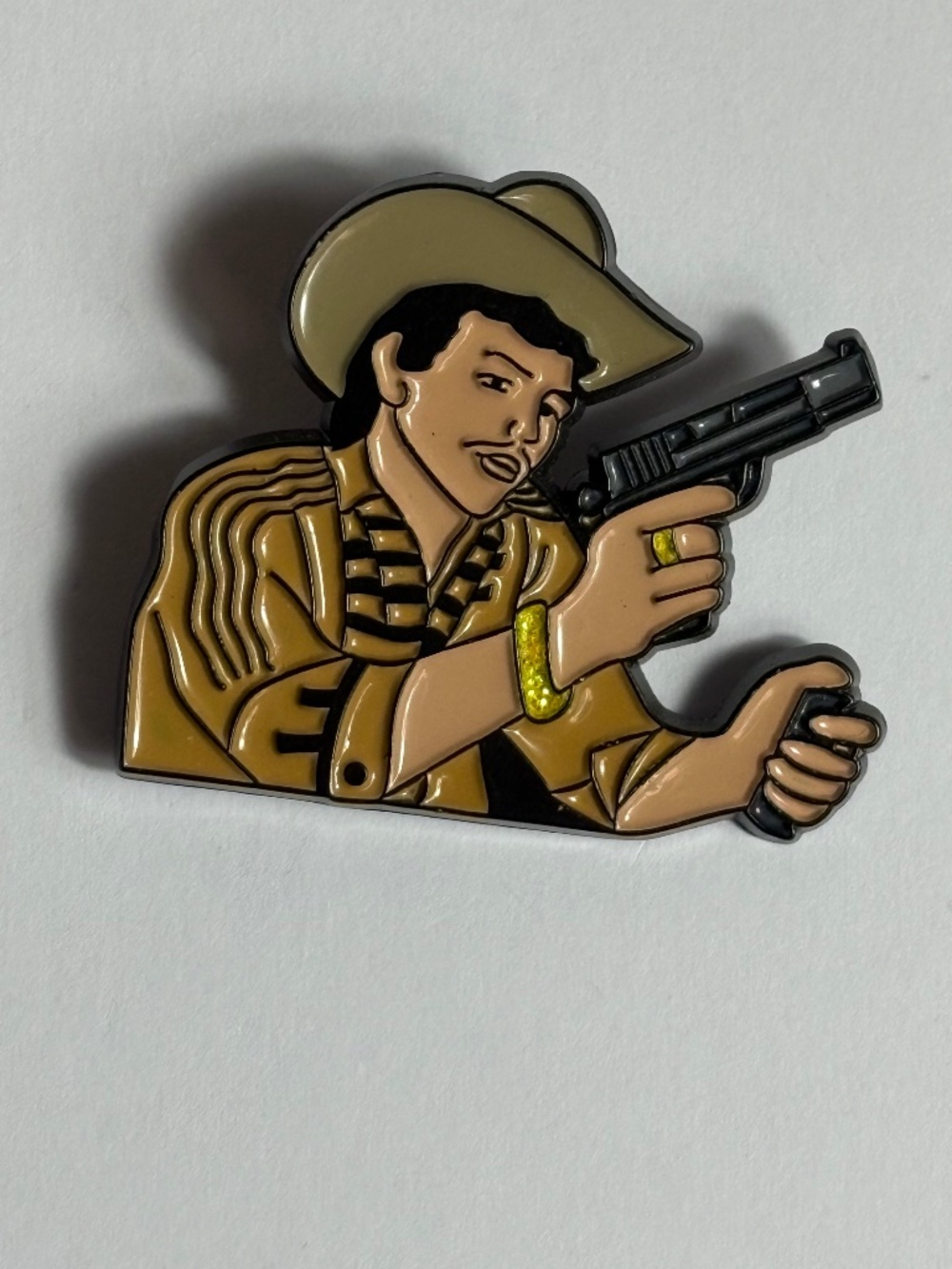 Chalino Sanchez Gun Pistol Hat Pin Pins Hats Fitted Mexico Mexican